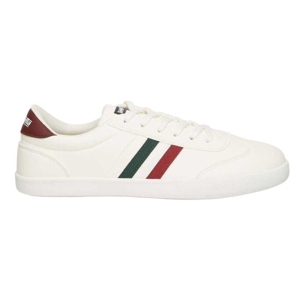 Lambretta Mens Flat Sneakers / White